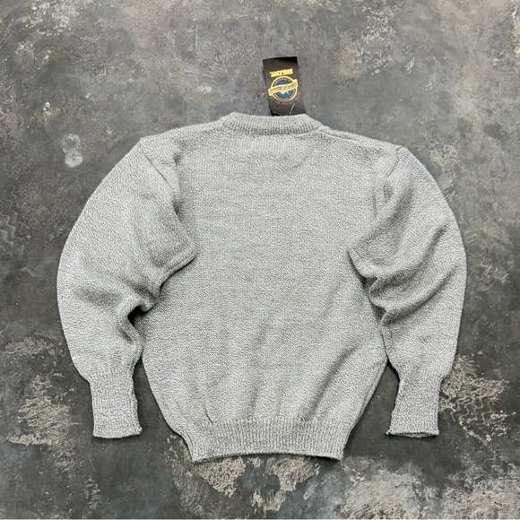 Vintage Bugle Boy Fisherman Sweater Embroidered Logo 90s Knit NOS - Picture 6 of 7